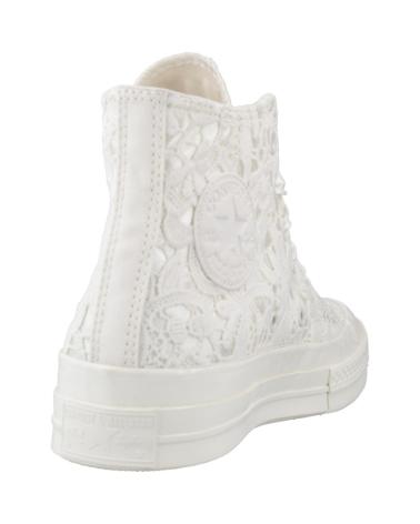 CONVERSE ZAPATILLAS MUJER MODELO CHUCK 70 CROCHETED SATIN COLOR BLANC WHITE