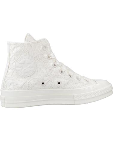 CONVERSE ZAPATILLAS MUJER MODELO CHUCK 70 CROCHETED SATIN COLOR BLANC WHITE