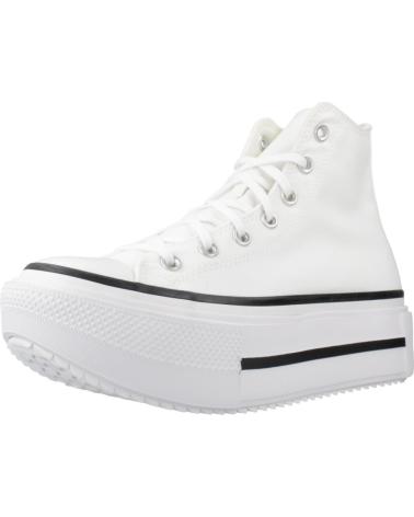 CONVERSE ZAPATILLAS MUJER MODELO CHUCK TAYLOR ALL STAR LIFT DOUBLE ST WHITE