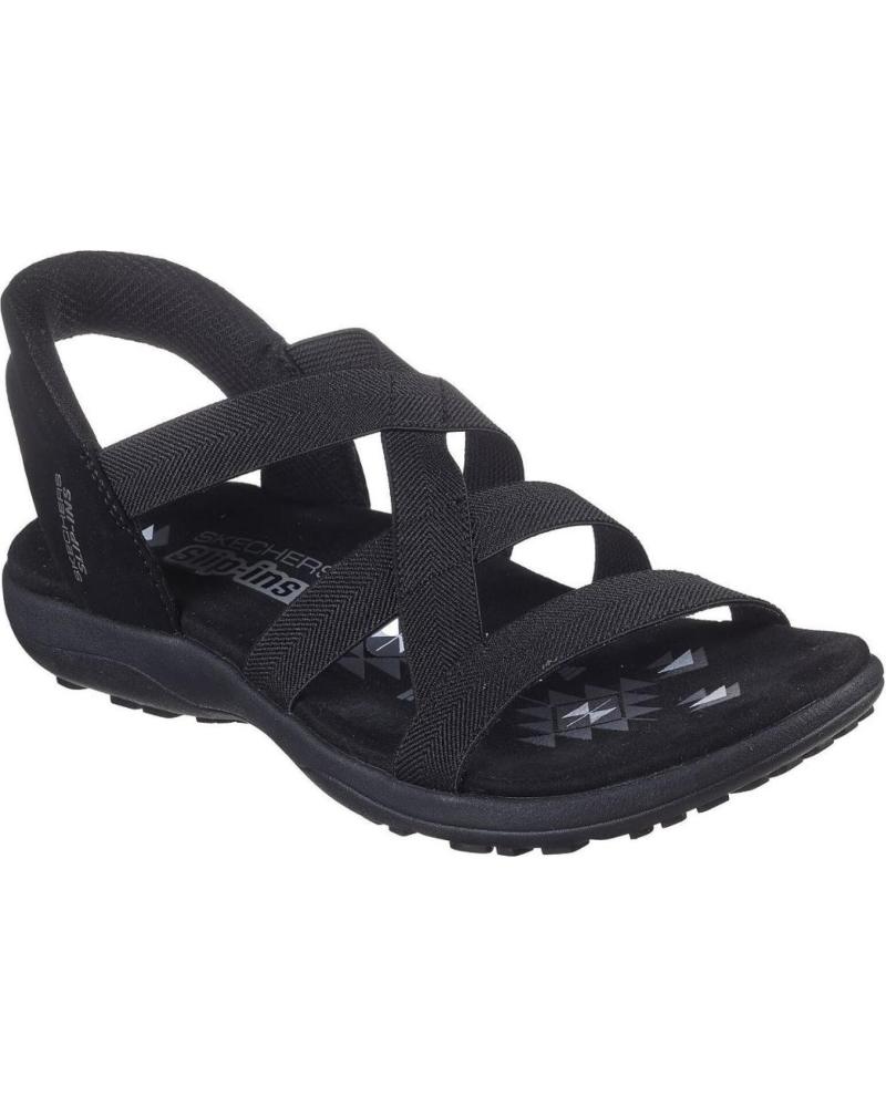 SKECHERS 163460 SANDALIAS DE MUJER SLIP INS NEGRO