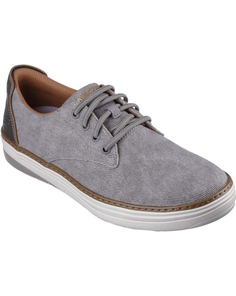 SKECHERS 205135 ZAPATILLAS CASUAL DE HOMBRE TAUPE