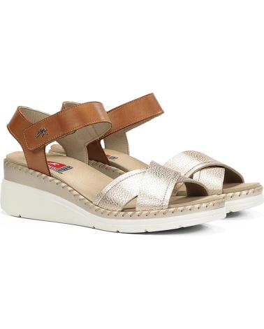 FLUCHOS SANDALIA PARA MUJER F2139 LEZA PLATINO