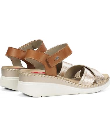 FLUCHOS SANDALIA PARA MUJER F2139 LEZA PLATINO