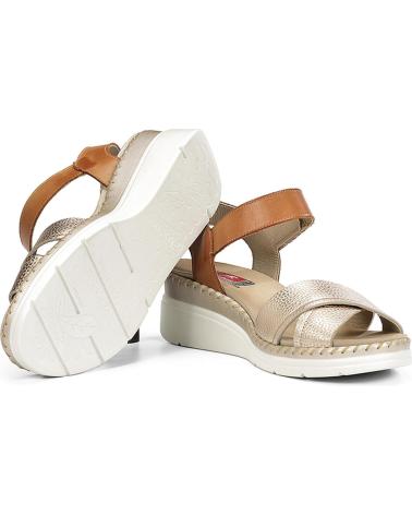 FLUCHOS SANDALIA PARA MUJER F2139 LEZA PLATINO