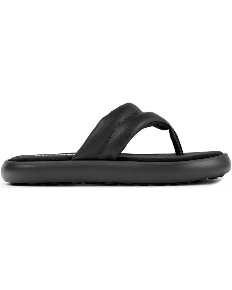 CAMPER CHANCLAS DE PIEL PELOTAS FLOTA K201607 NEGRO001