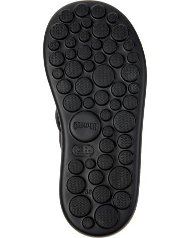 CAMPER CHANCLAS DE PIEL PELOTAS FLOTA K201607 NEGRO001