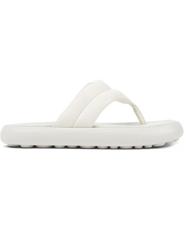 CAMPER CHANCLAS DE PIEL PELOTAS FLOTA K201607 BLANCO004