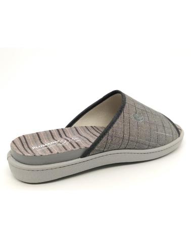 Calzado de casa de Hombre PLUMAFLEX ZAPATILLA ROAL 12452 GRIS