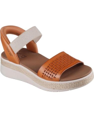 SKECHERS SLIP-INS BOBS SUN RAY MARRON CAMEL