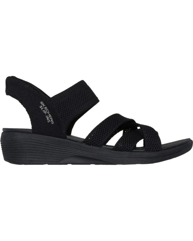 SKECHERS SLIP-INS ARYA - COOLING OFF NEGRA NEGRO