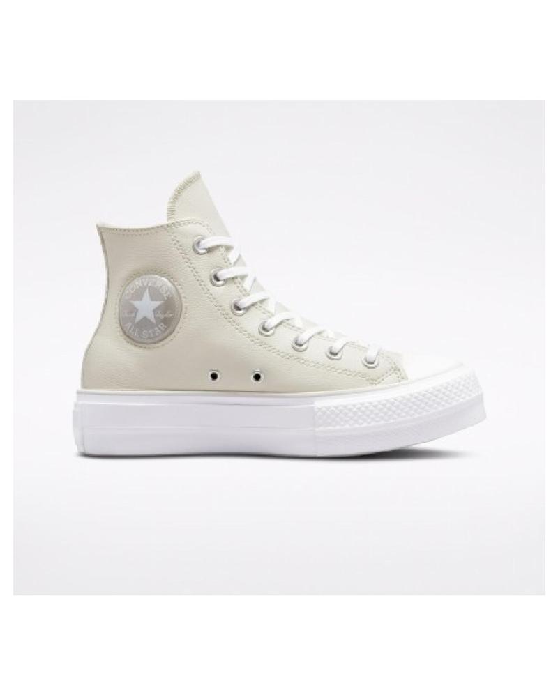 CONVERSE BOTAS CHUCK TAYLOR ALL STAR LIFT PLATFORM PEARL PATCH A00902 BEIG