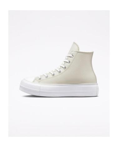 CONVERSE BOTAS CHUCK TAYLOR ALL STAR LIFT PLATFORM PEARL PATCH A00902 BEIG