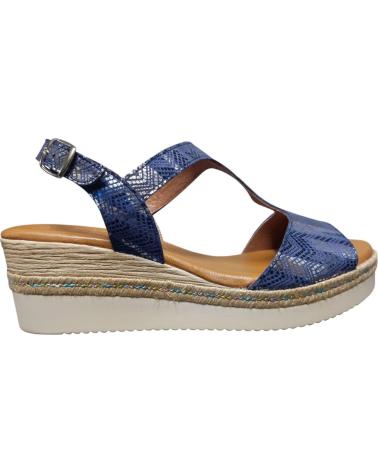 MAWEN SANDALIA CUNA MEDIA COMODIDAD ELEVADA CON MUCHO ESTILO Y CAL AZUL