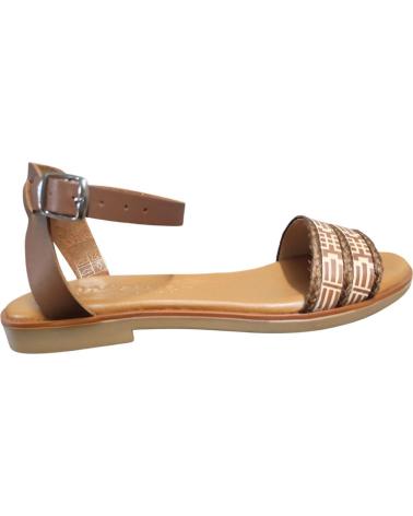 MAWEN SANDALIA PISO PLANO Y PLANTA DE GEL COMODIDAD Y ESTILO MARRóN