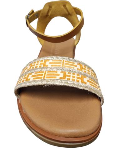 MAWEN SANDALIA PISO PLANO Y PLANTA DE GEL COMODIDAD Y ESTILO AMARILLO