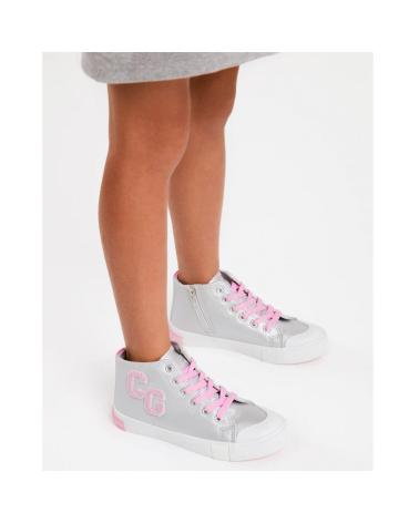 Deportivas de Niña CONGUITOS COSH264004 ZAPATILLAS ALTAS LETRAS PLATA