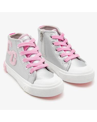 Deportivas de Niña CONGUITOS COSH264004 ZAPATILLAS ALTAS LETRAS PLATA