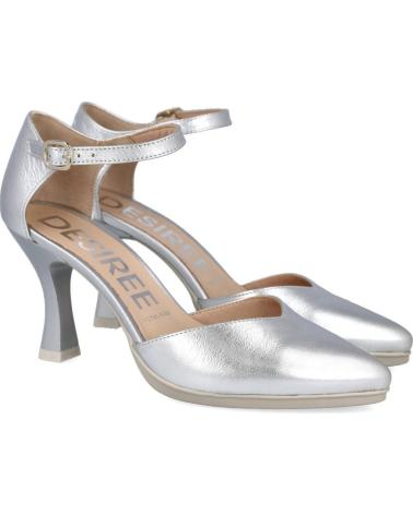 DESIREÉ DESIREE SAMI16 ZAPATOS DE TACON TOTAL F PLATA