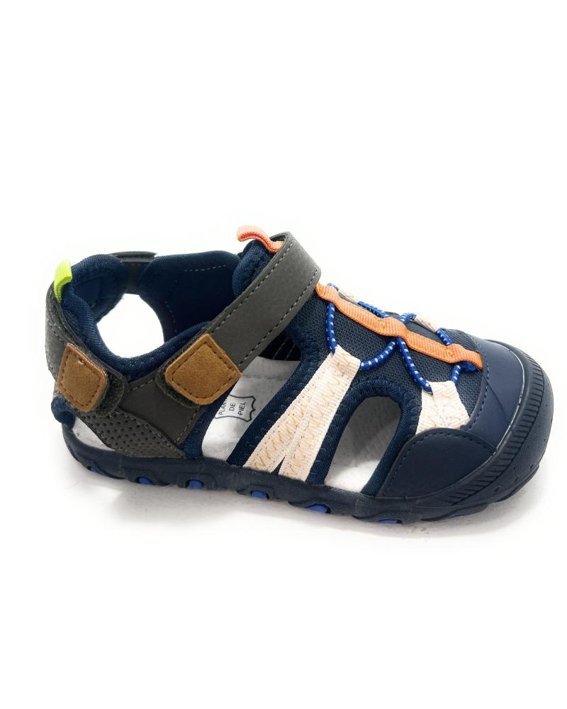 BUBBLE BOBBLE SANDALIAS NINO SPORTS VELCRO PUNTERA AZUL
