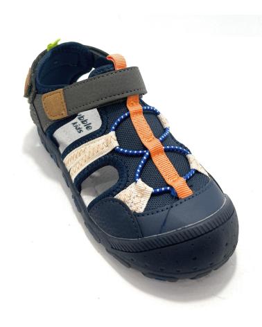 BUBBLE BOBBLE SANDALIAS NINO SPORTS VELCRO PUNTERA AZUL
