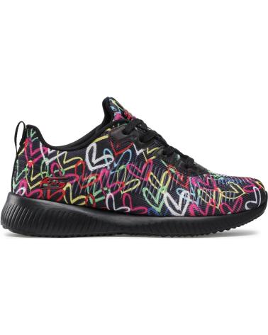 SKECHERS BOBS SQUAD STARRY LOVE NEGRO