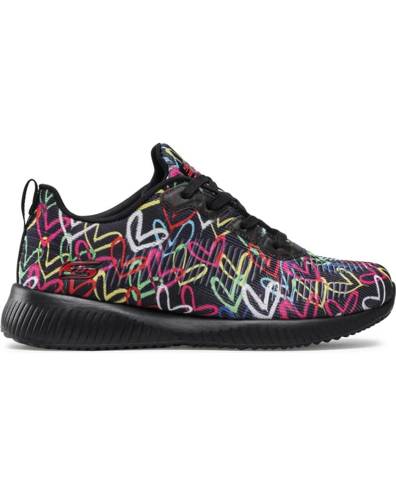 SKECHERS BOBS SQUAD STARRY LOVE NEGRO