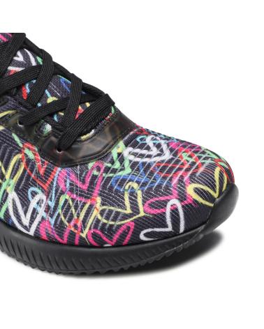 SKECHERS BOBS SQUAD STARRY LOVE NEGRO