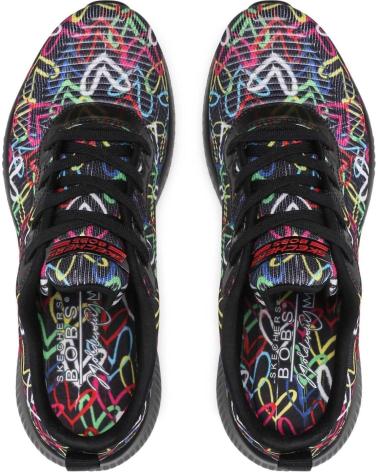 SKECHERS BOBS SQUAD STARRY LOVE NEGRO