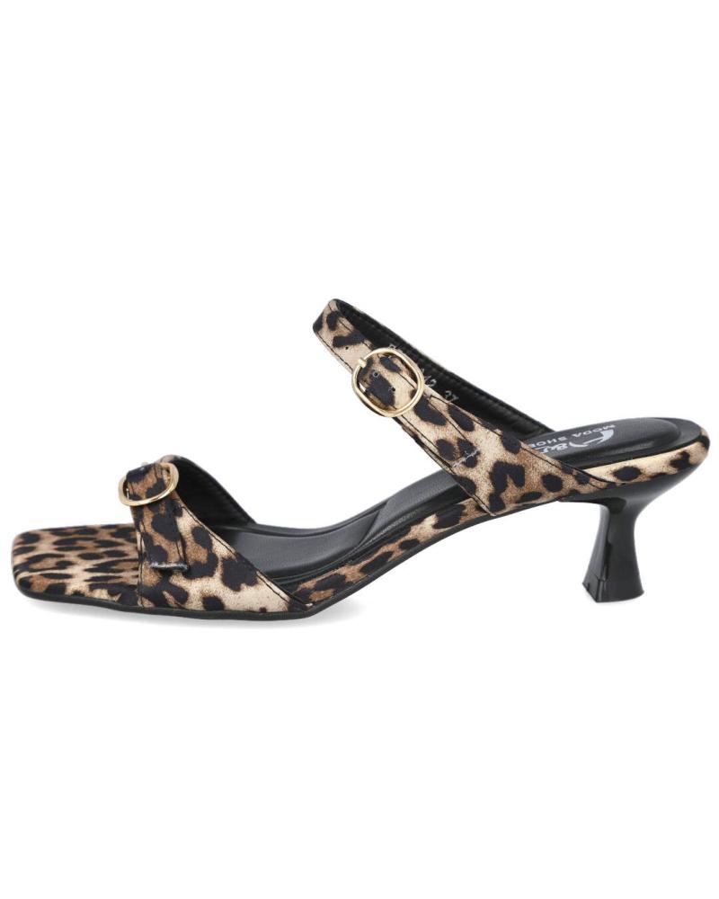 L&R SHOES LR SHOES FZL-0042 MULES DE TACON ESTAM LEOPARDO