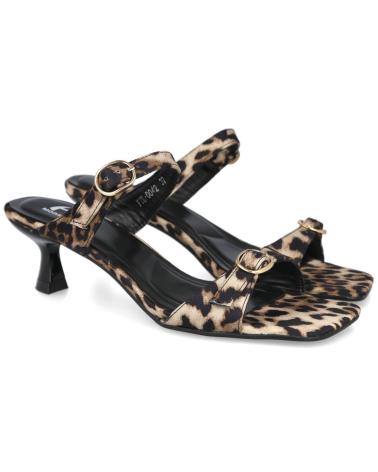 L&R SHOES LR SHOES FZL-0042 MULES DE TACON ESTAM LEOPARDO