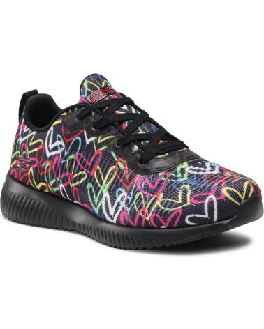 SKECHERS BOBS SQUAD STARRY LOVE NEGRO