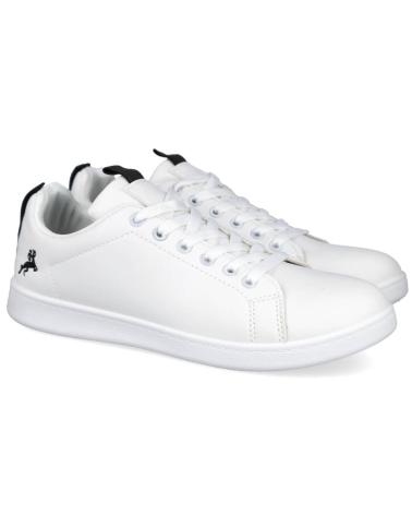 L&R SHOES LR SHOES FC-129 ZAPATILLAS CASUAL DE H BLANCO-NEGRO