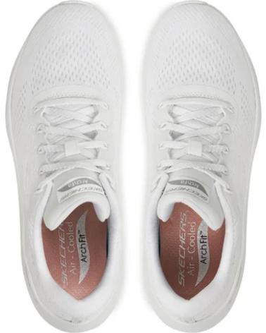 SKECHERS ZAPATILLA WALKING WOMAN W-LEAGUE V25 SHZPWV2551CD BLANCO
