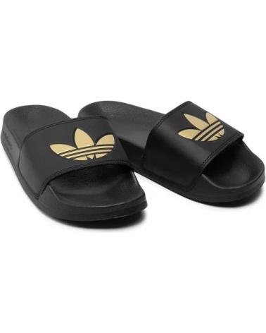 ADIDAS CHANCLA PALA WOMAN ORIGINAL W-ADILETTE LITE V25 ORO AD NEGRO