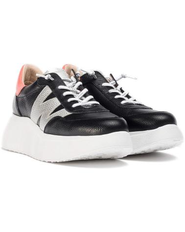 WONDERS DEPORTIVAS PARA MUJER ROMA 25 A-3625 NEGROPLATA