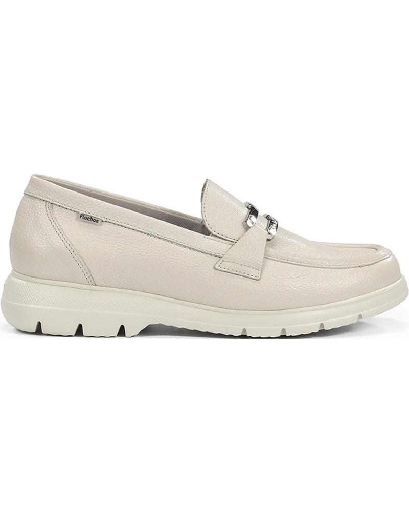 FLUCHOS ZAPATO MOCASIN DE PIEL CON SUELA DE GOMA RAW