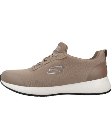 Deportivas de Mujer SKECHERS SNEAKERS MUJER WORK SQUAD SR TAUPE MARRóN