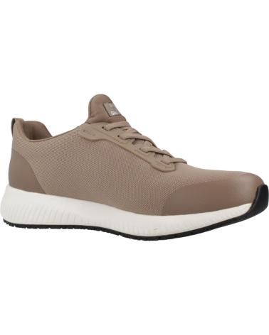 Deportivas de Mujer SKECHERS SNEAKERS MUJER WORK SQUAD SR TAUPE MARRóN
