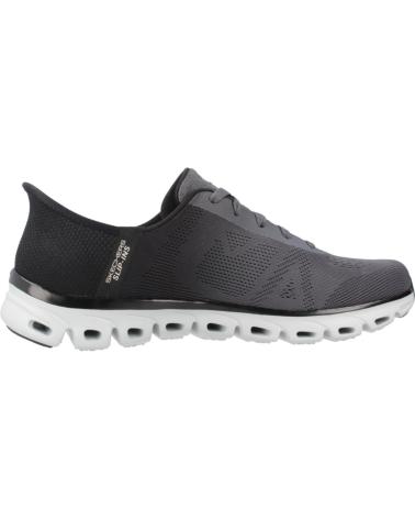 SKECHERS ZAPATILLAS MUJER MODELO GLIDE-STEP - EXCITE COLOR GRIS BKCC