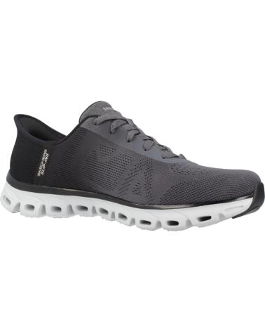 SKECHERS ZAPATILLAS MUJER MODELO GLIDE-STEP - EXCITE COLOR GRIS BKCC