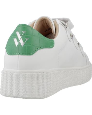VANESSA WU ZAPATILLAS MUJER MODELO ELSA COLOR BLANCO GREEN