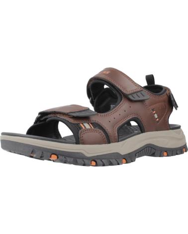 SKECHERS SANDALIAS HOMBRE MODELO PREWITT COLOR MARRON BRBK