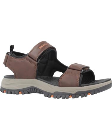 SKECHERS SANDALIAS HOMBRE MODELO PREWITT COLOR MARRON BRBK