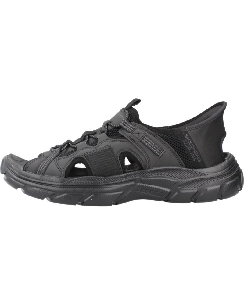 SKECHERS SANDALIAS HOMBRE MODELO SLIP-INS REVOLTED SS COLOR NEGRO BLK
