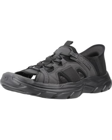 SKECHERS SANDALIAS HOMBRE MODELO SLIP-INS REVOLTED SS COLOR NEGRO BLK