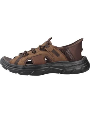 SKECHERS SANDALIAS HOMBRE MODELO SLIP-INS REVOLTED SS COLOR MARRON AC ACDB