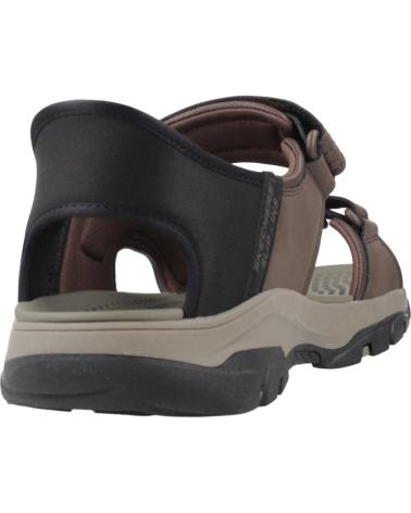 SKECHERS SANDALIAS HOMBRE MODELO SLIP-INS TRESMEN-REECE COLOR MARRON CHOC