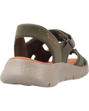 SKECHERS SANDALIAS HOMBRE GO WALK FLEX SD - EASY ENTRY VERDE