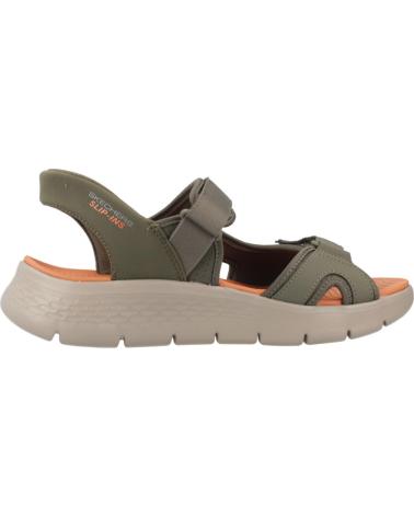 SKECHERS SANDALIAS HOMBRE GO WALK FLEX SD - EASY ENTRY VERDE