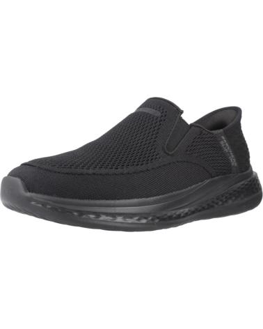 SKECHERS ZAPATILLAS HOMBRE MODELO SLIP-INS SLADE COLOR NEGRO BBK